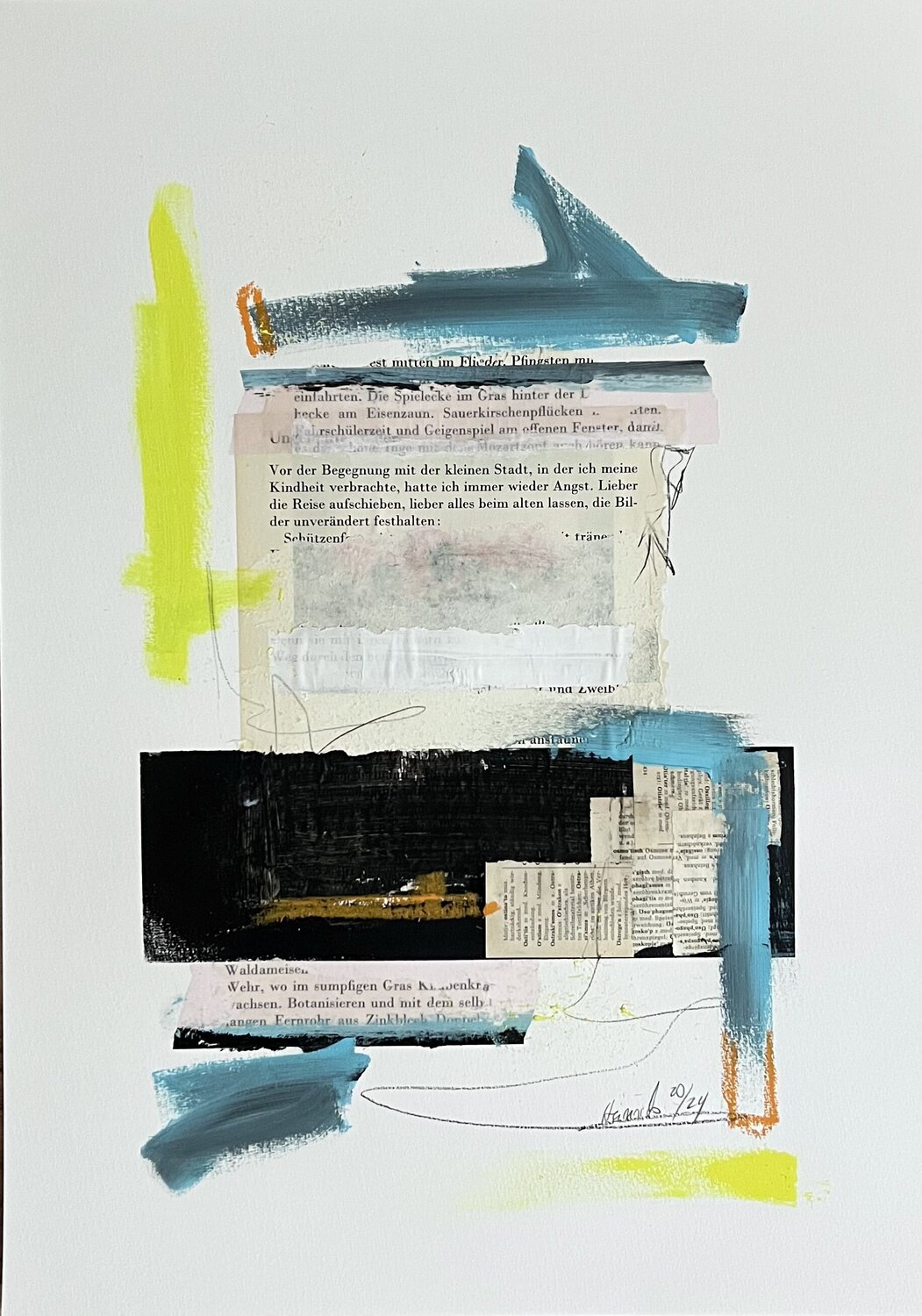The encounter Doris Heinrichs Original painting for sale