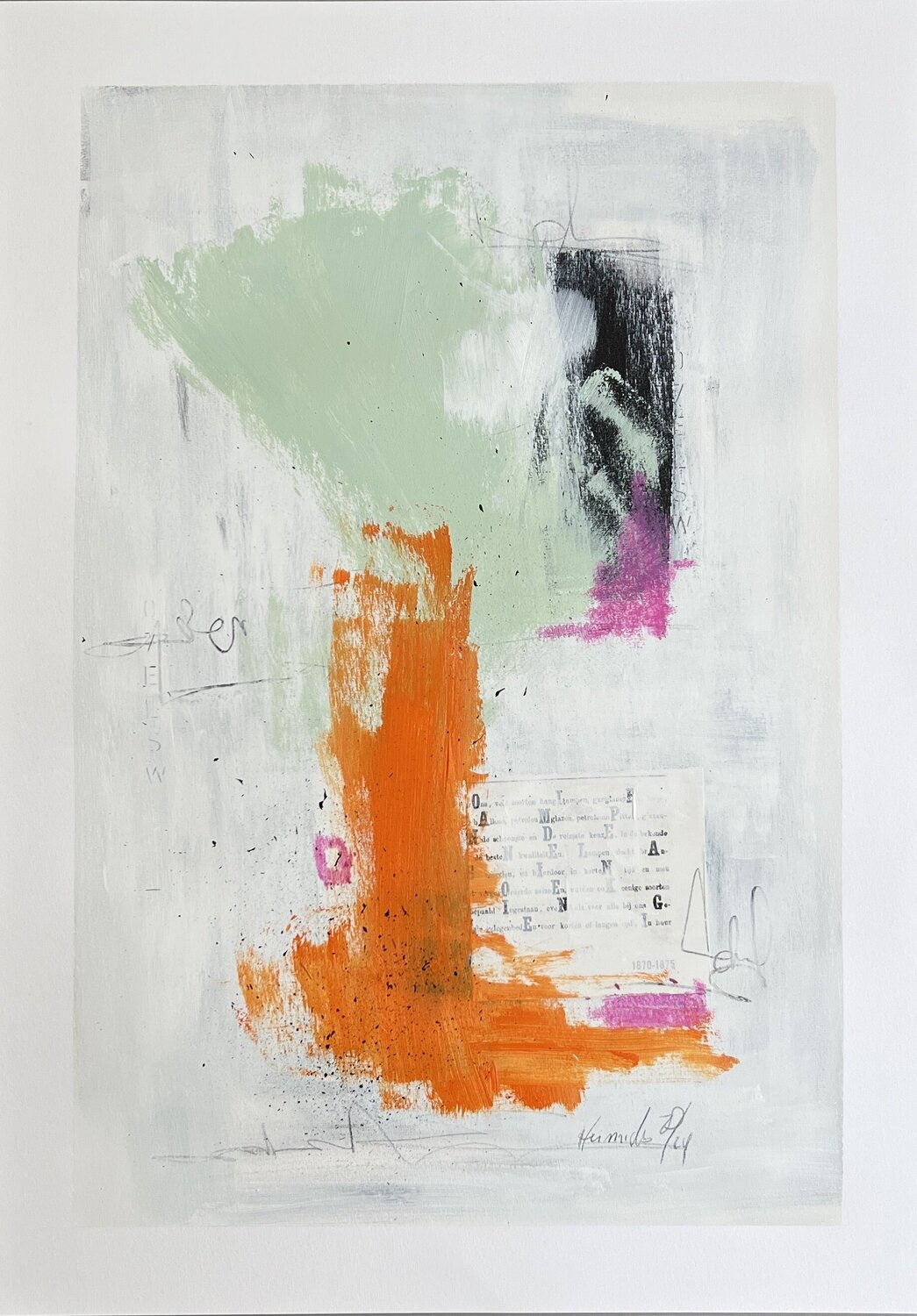 Wordplay part two Doris Heinrichs Original painting for sale