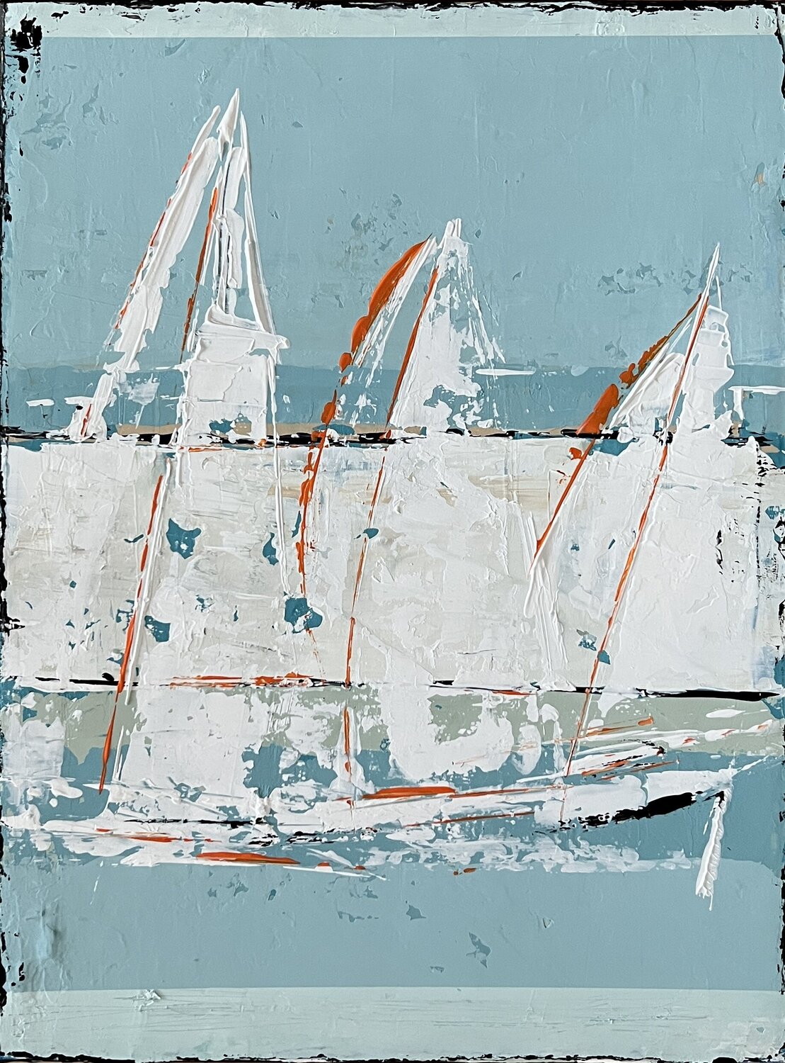 Segelturn Doris Heinrichs Original painting for sale