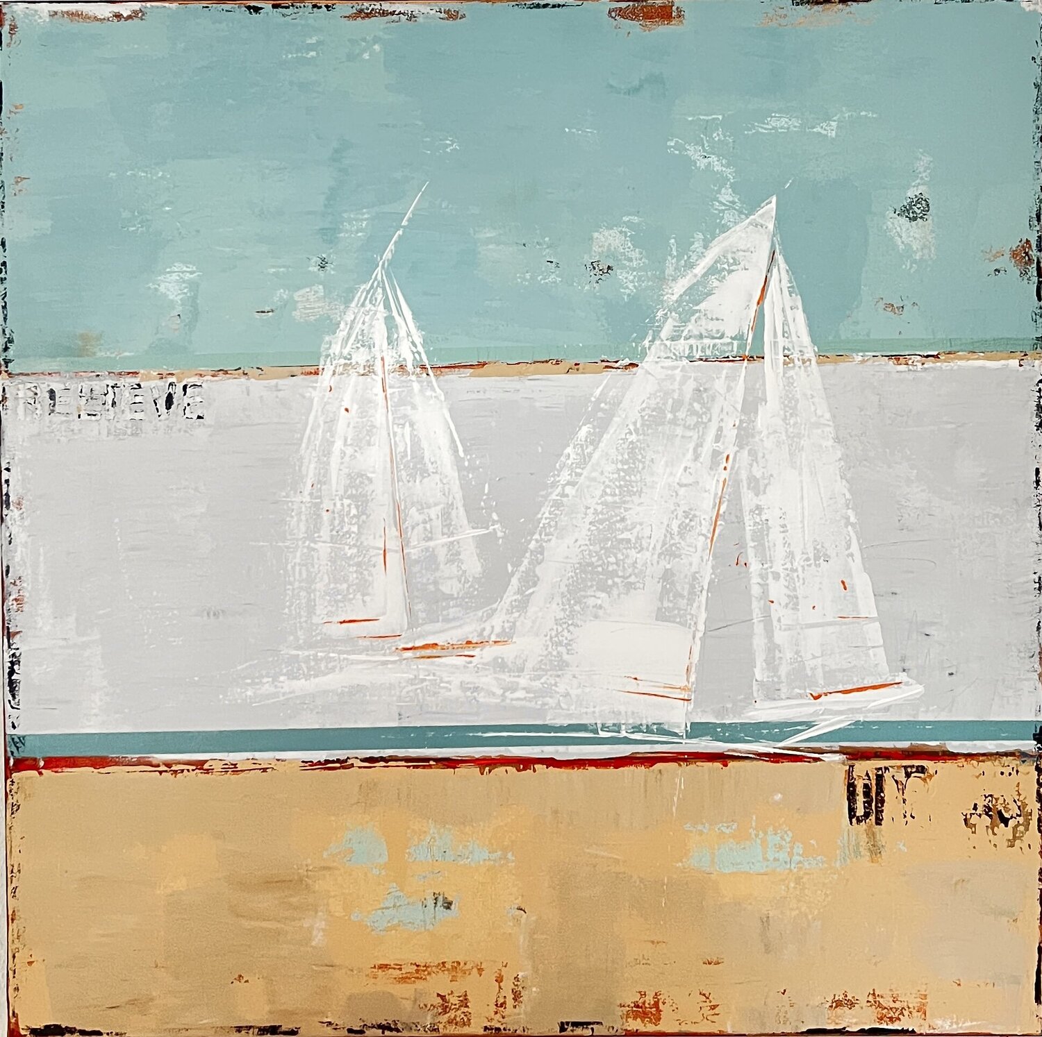 Setz die Segel Doris Heinrichs Original painting for sale