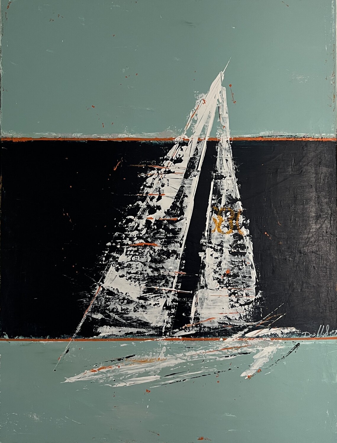 Segeltörn Doris Heinrichs Original painting for sale