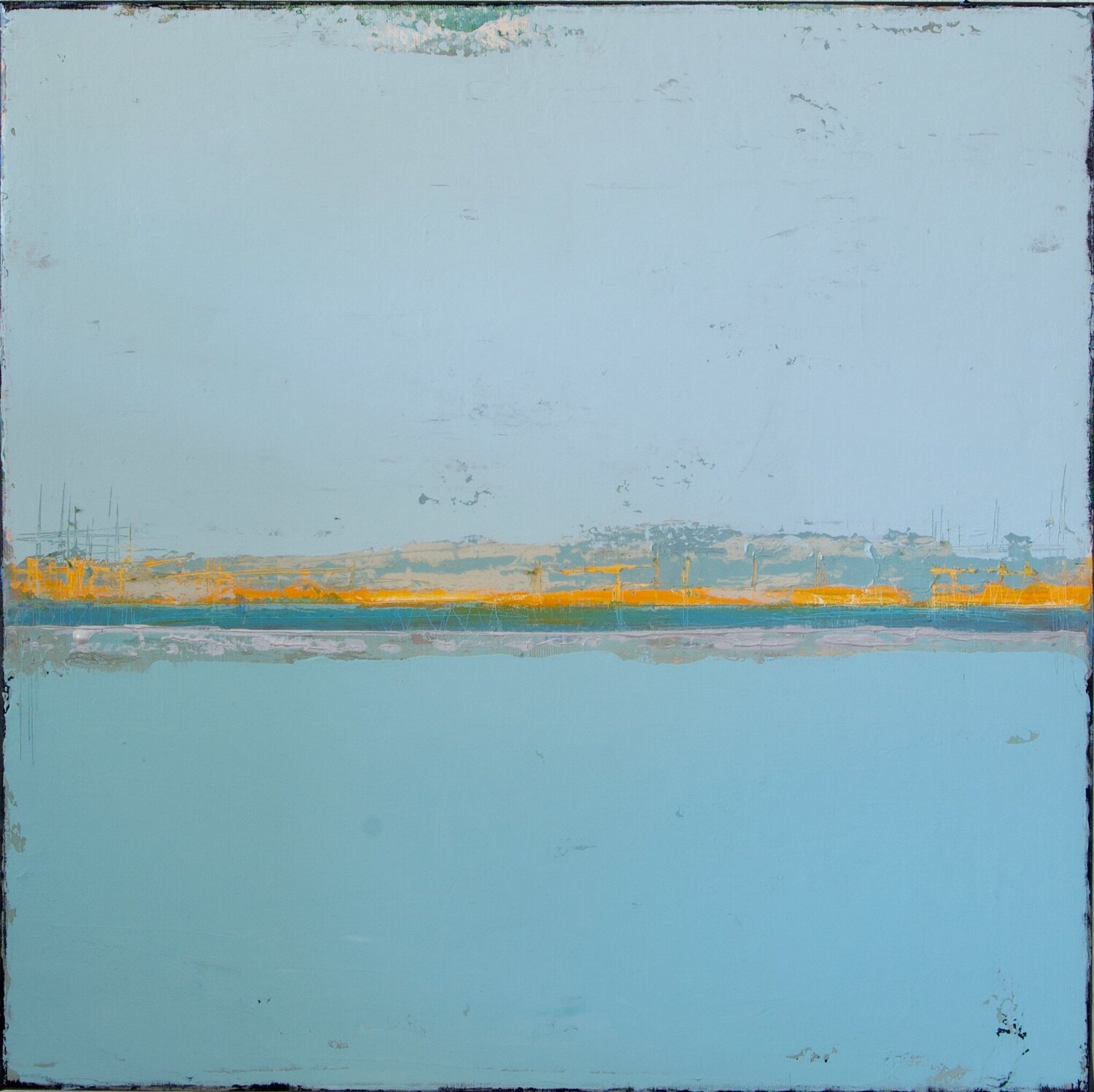 Watching the Sunset Doris Heinrichs Original painting for sale