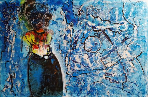 "Um uns herum" by Ingrid Reichenberger, Painting for Sale on Select