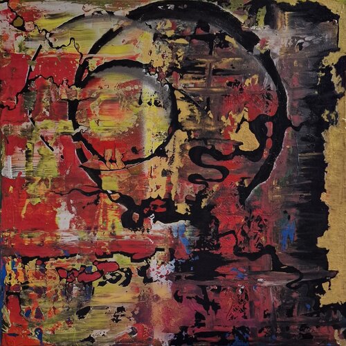 Neur-O-Rakel Nr. 04 by Ingrid Reichenberger, Painting for Sale on Select