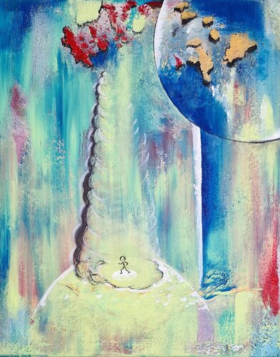 "Reiseziel: Vielleicht" by Ingrid Reichenberger, Painting for Sale on Select