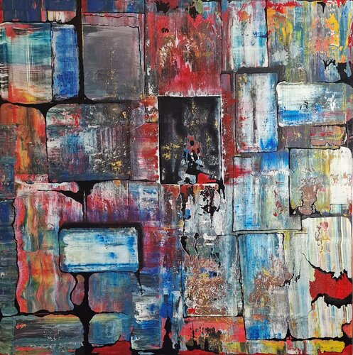 Neur-O-Rakel Nr. 02 by Ingrid Reichenberger, Painting for Sale on Select