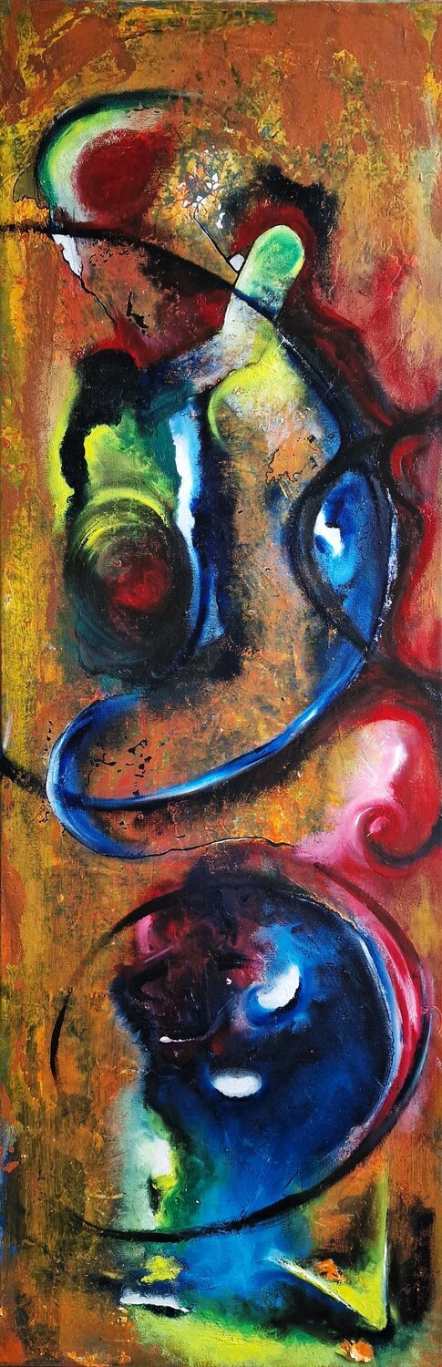 "Das, was zwischen den Farben atmet" Ingrid Reichenberger Original painting for sale