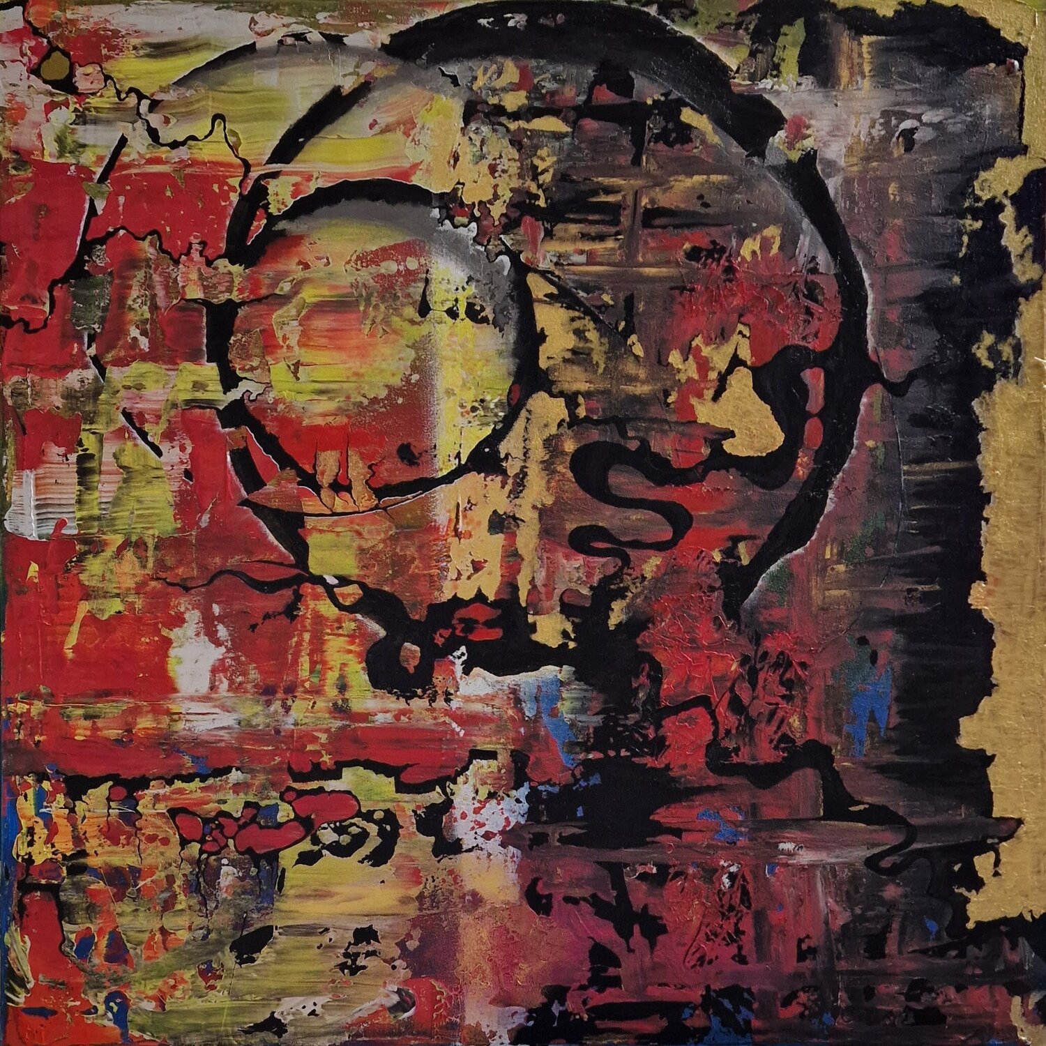 Neur-O-Rakel Nr. 04 Ingrid Reichenberger Original painting for sale