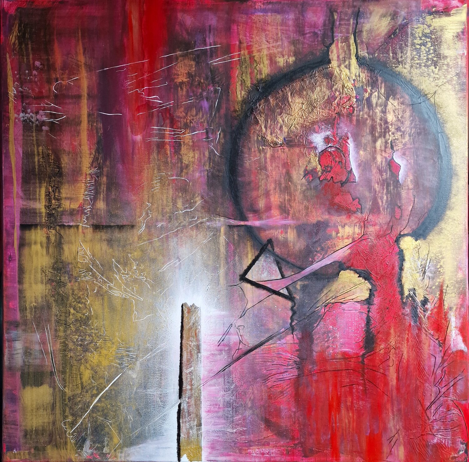 "Spuren des Unsichtbaren" Ingrid Reichenberger Original painting for sale