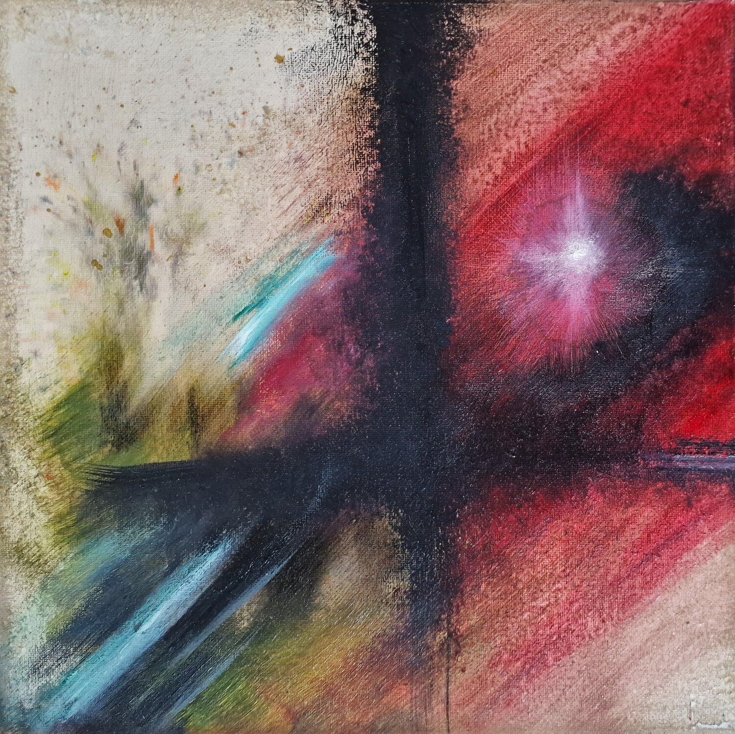 "Momentum Lichtsplitter" Ingrid Reichenberger Original painting for sale