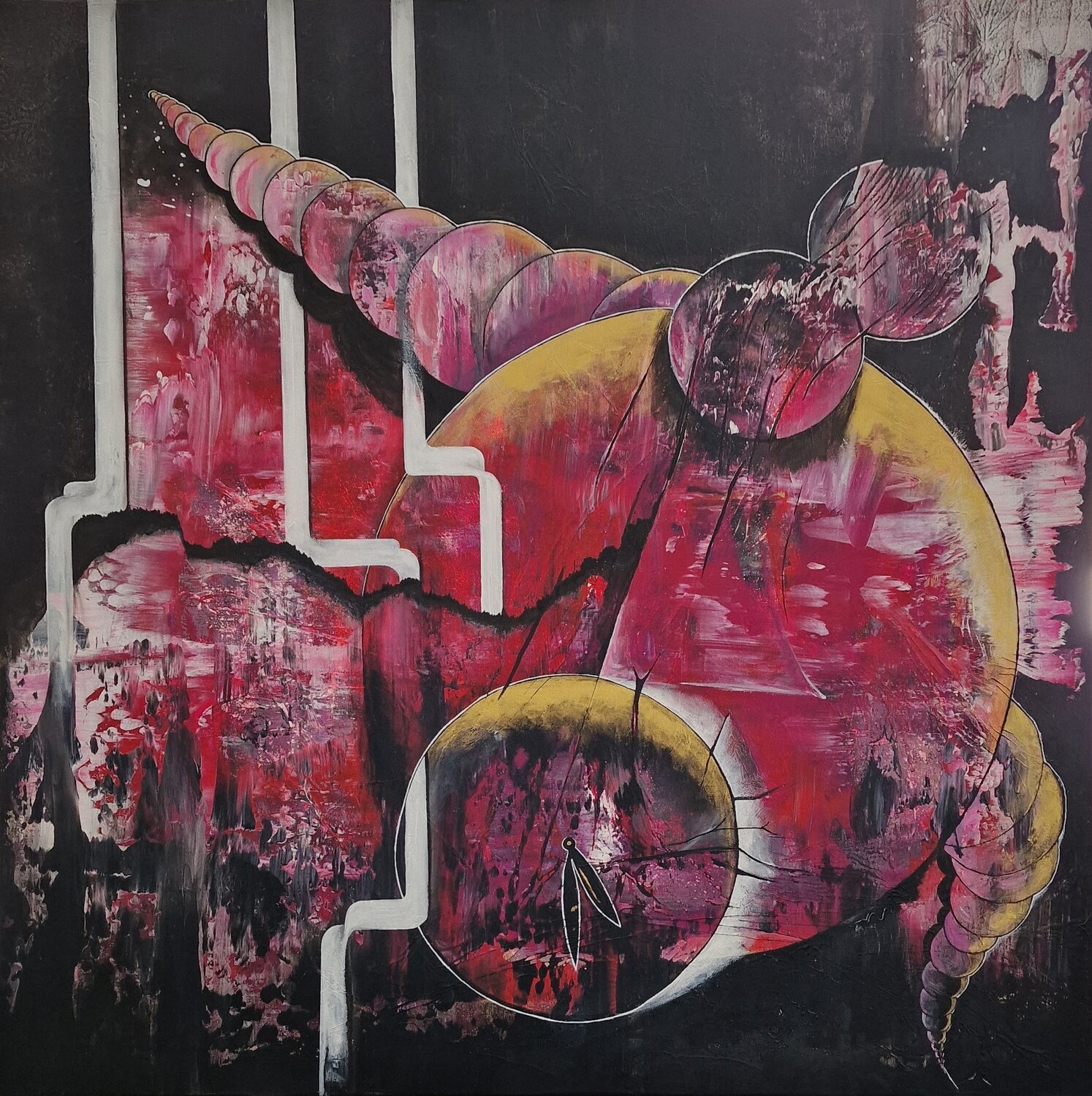 „Inmitten der wartenden Zeit“ Ingrid Reichenberger Original painting for sale