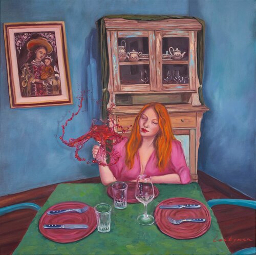 The fleetingness of being by Jane Lantsman, Painting for Sale on Select