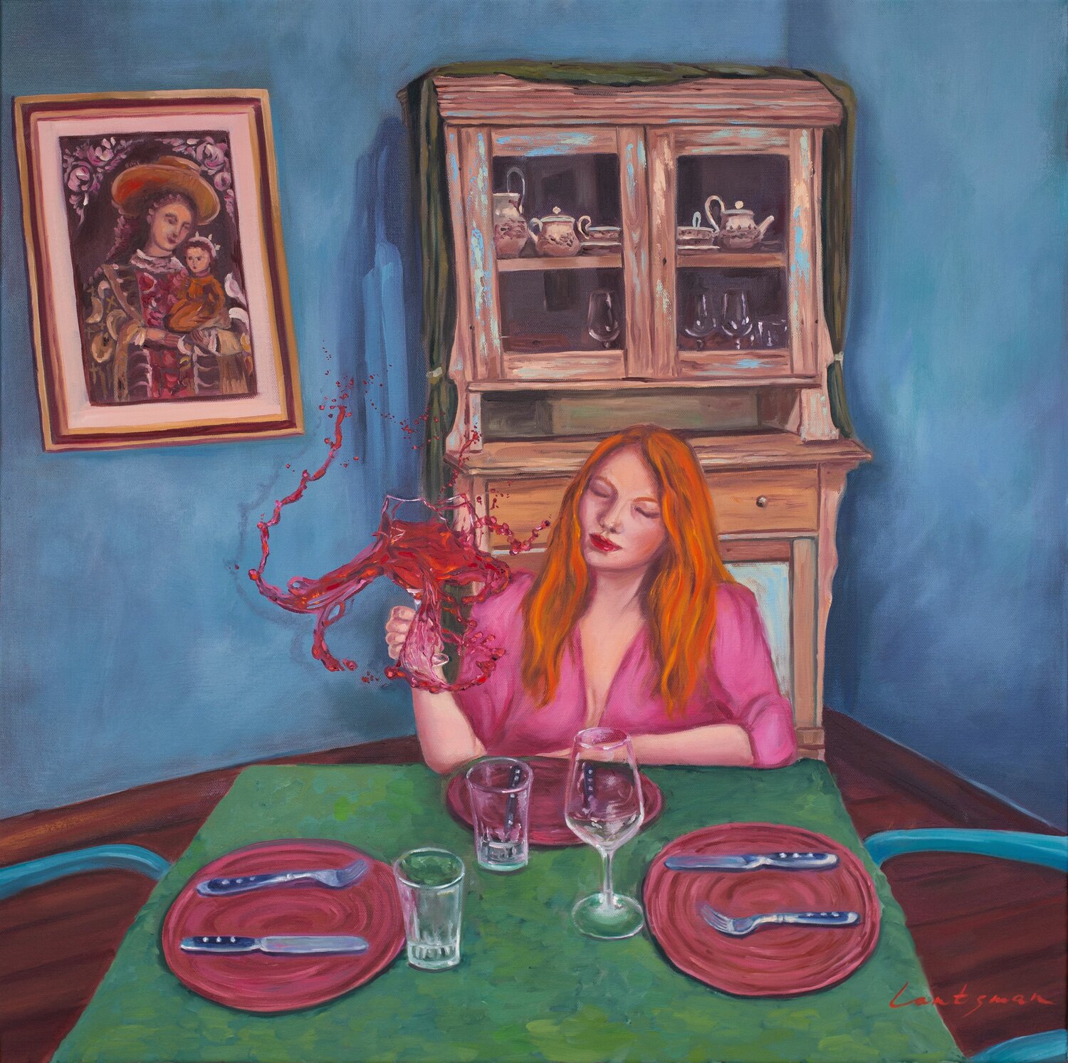 The fleetingness of being Jane Lantsman Original painting for sale