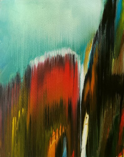 Im Regen by Herwig Port, Painting for Sale on Select