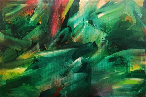 Lebendigkeit des Seins by Herwig Port, Painting for Sale on Select