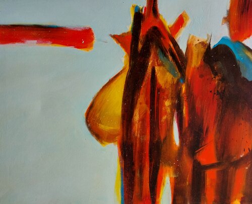 Begegnung by Herwig Port, Painting for Sale on Select