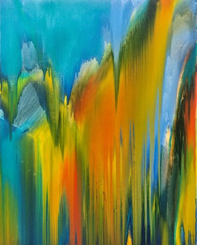 Im Regen by Herwig Port, Painting for Sale on Select