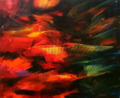 Im Fluss by Herwig Port, Painting for Sale on Select