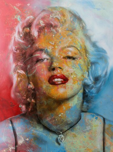 Marilyn Monroe by Herwig Port, Painting for Sale on Select