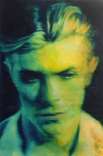 David Bowie by Herwig Port, Painting for Sale on Select