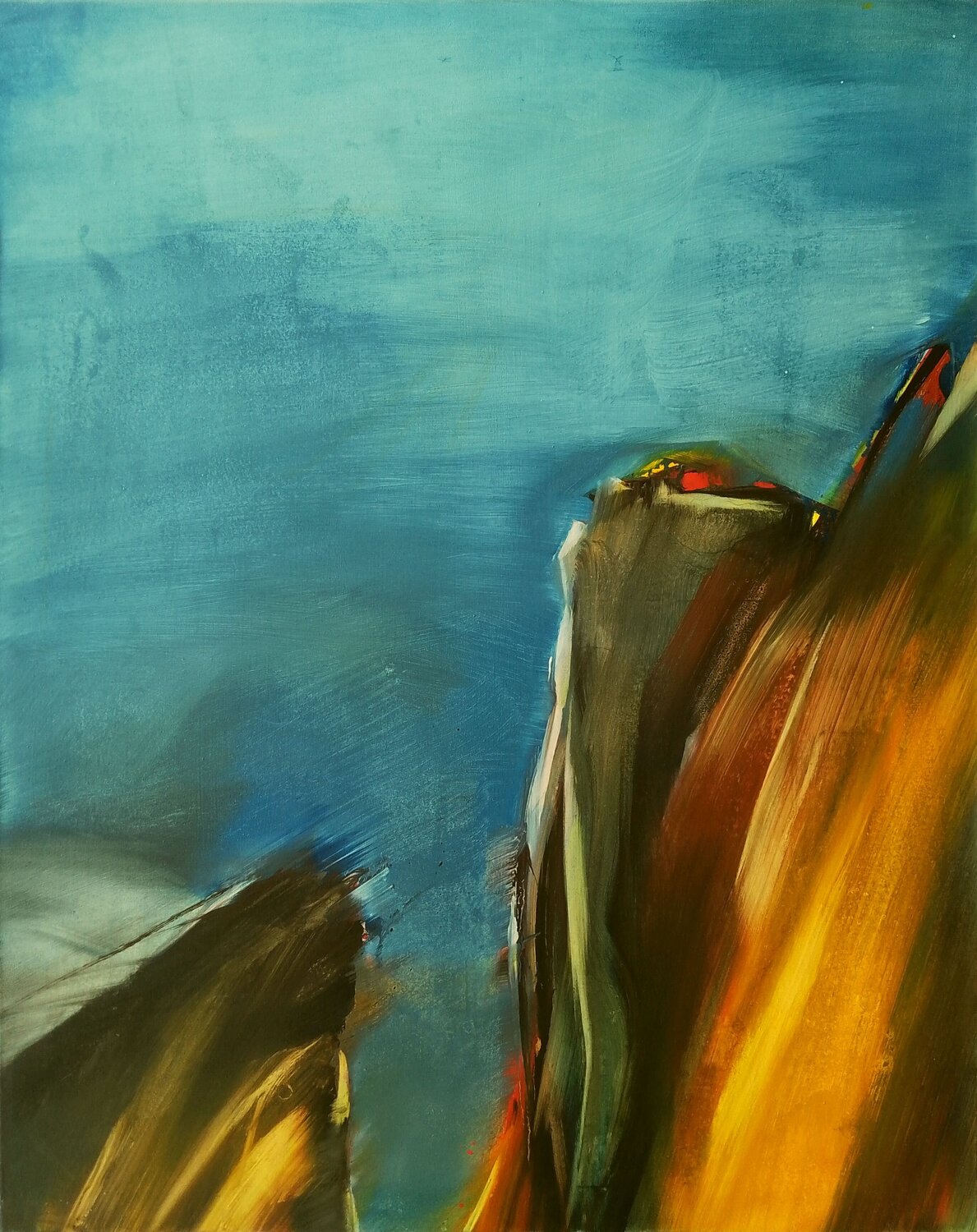 Abgeerntet Herwig Port Original painting for sale