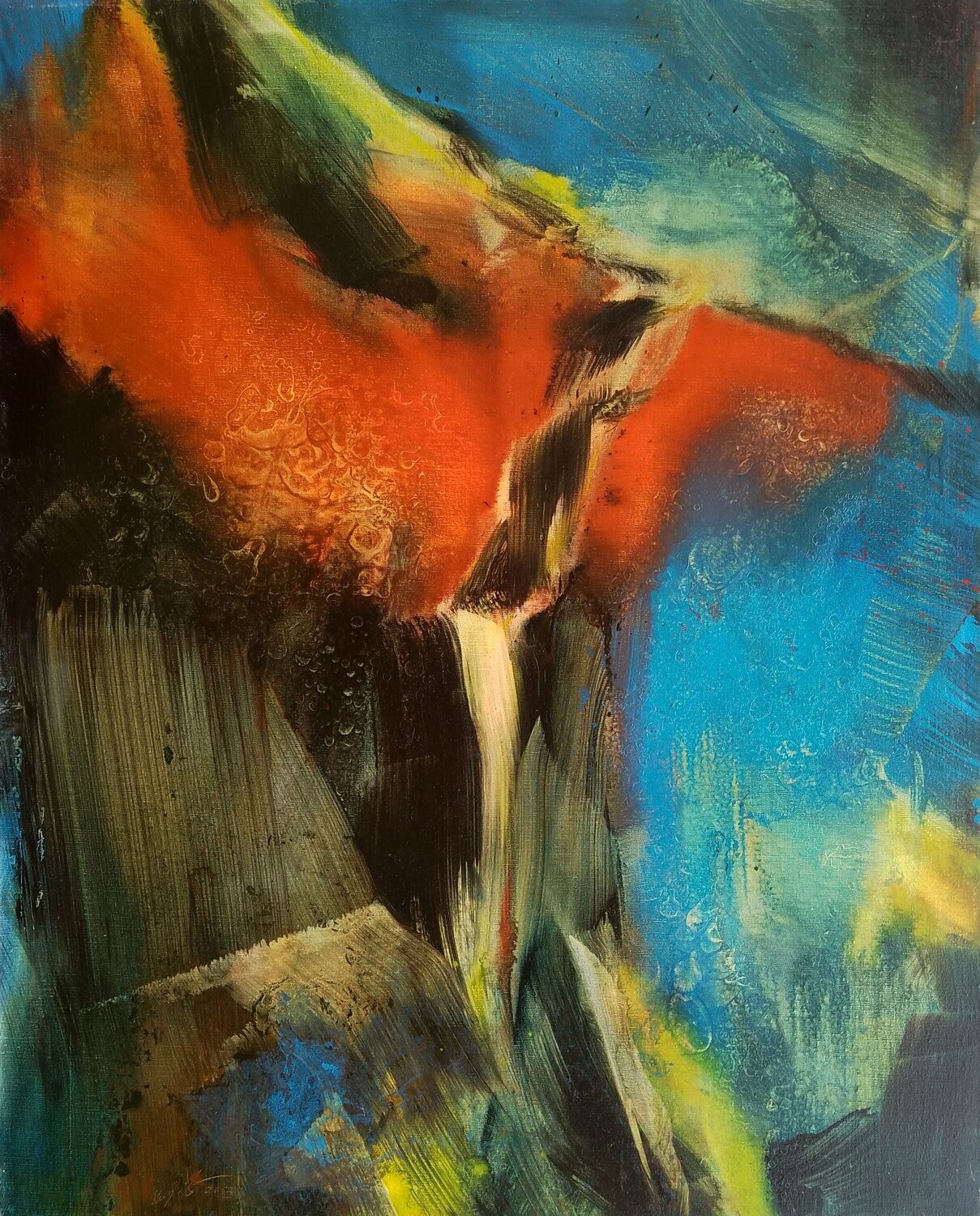 Quelle des Lebens Herwig Port Original painting for sale