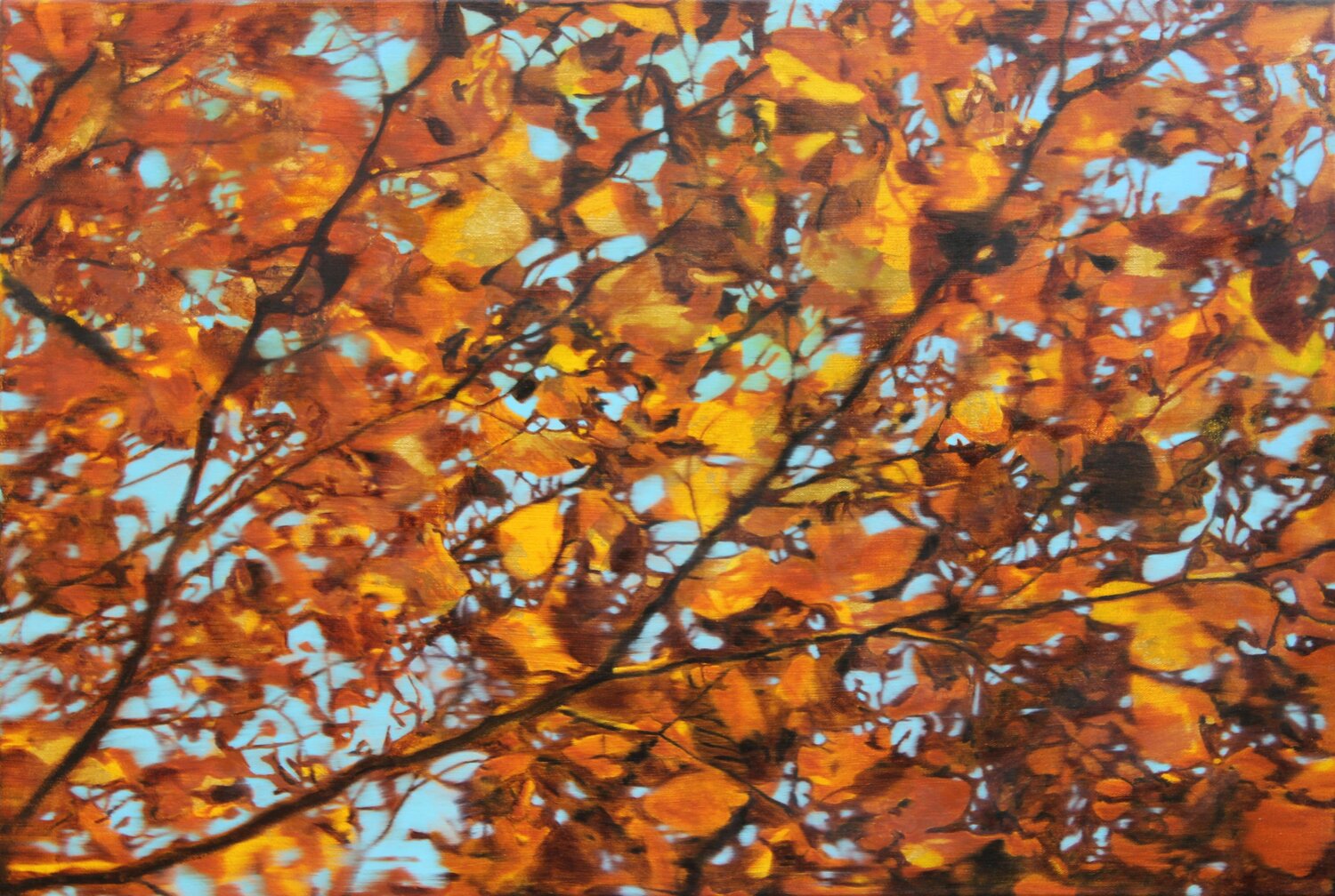 Goldener Herbst Herwig Port Original painting for sale
