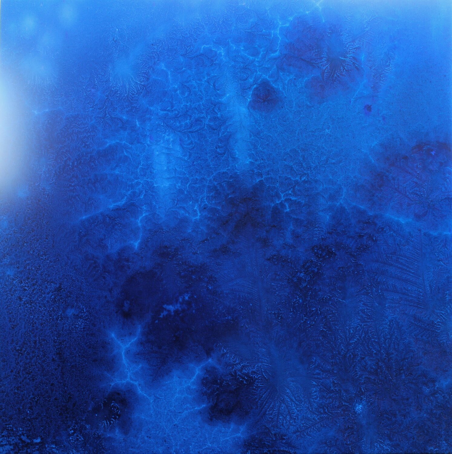 Deep blue Planet Herwig Port Original painting for sale