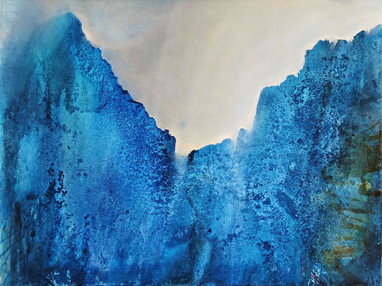 Eis im Gegenlicht Herwig Port Original painting for sale