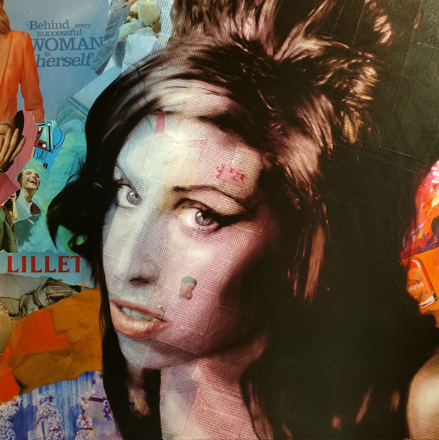 Amy Winehouse Herwig Port Original painting for sale