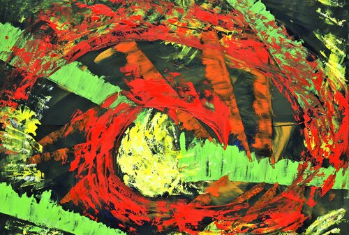 Wirbelwind by Bina Sommer, Painting for Sale on Select