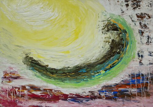 Sonne by Bina Sommer, Painting for Sale on Select