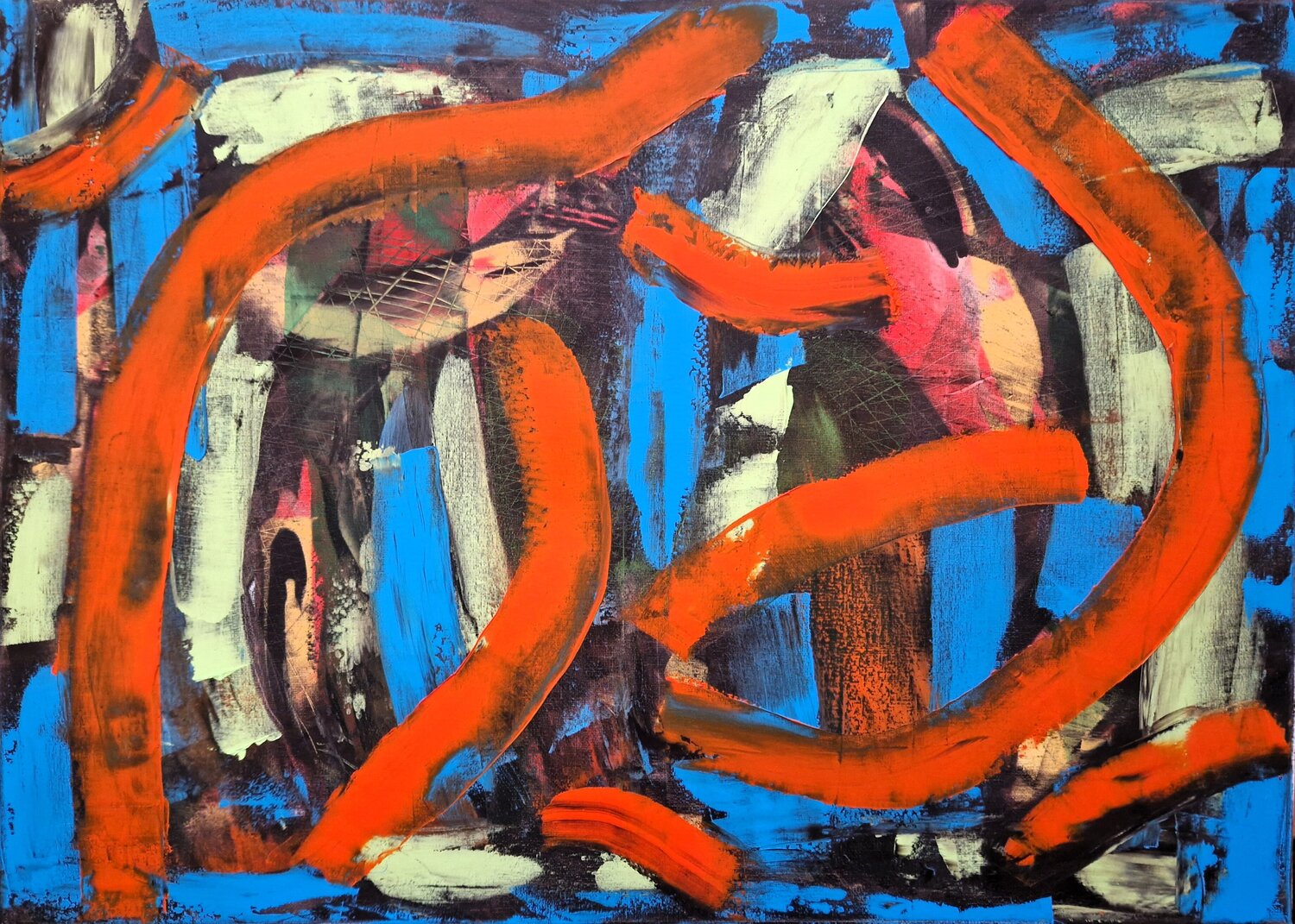 Netze Bina Sommer Original painting for sale