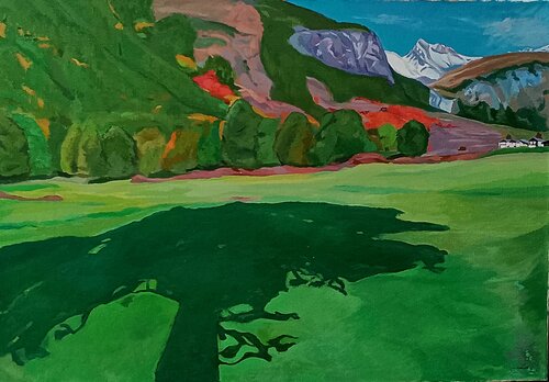 L'Ombra by Luigi Abbiati, Painting for Sale on Select