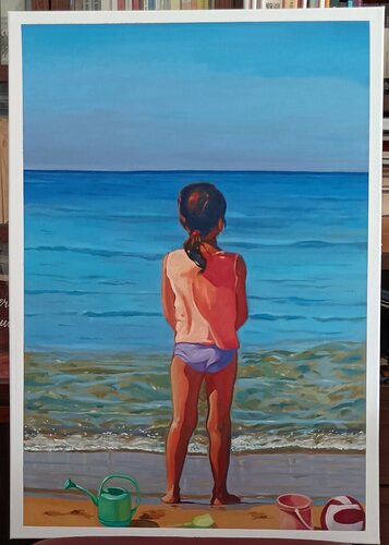 Stupore by Luigi Abbiati, Painting for Sale on Select