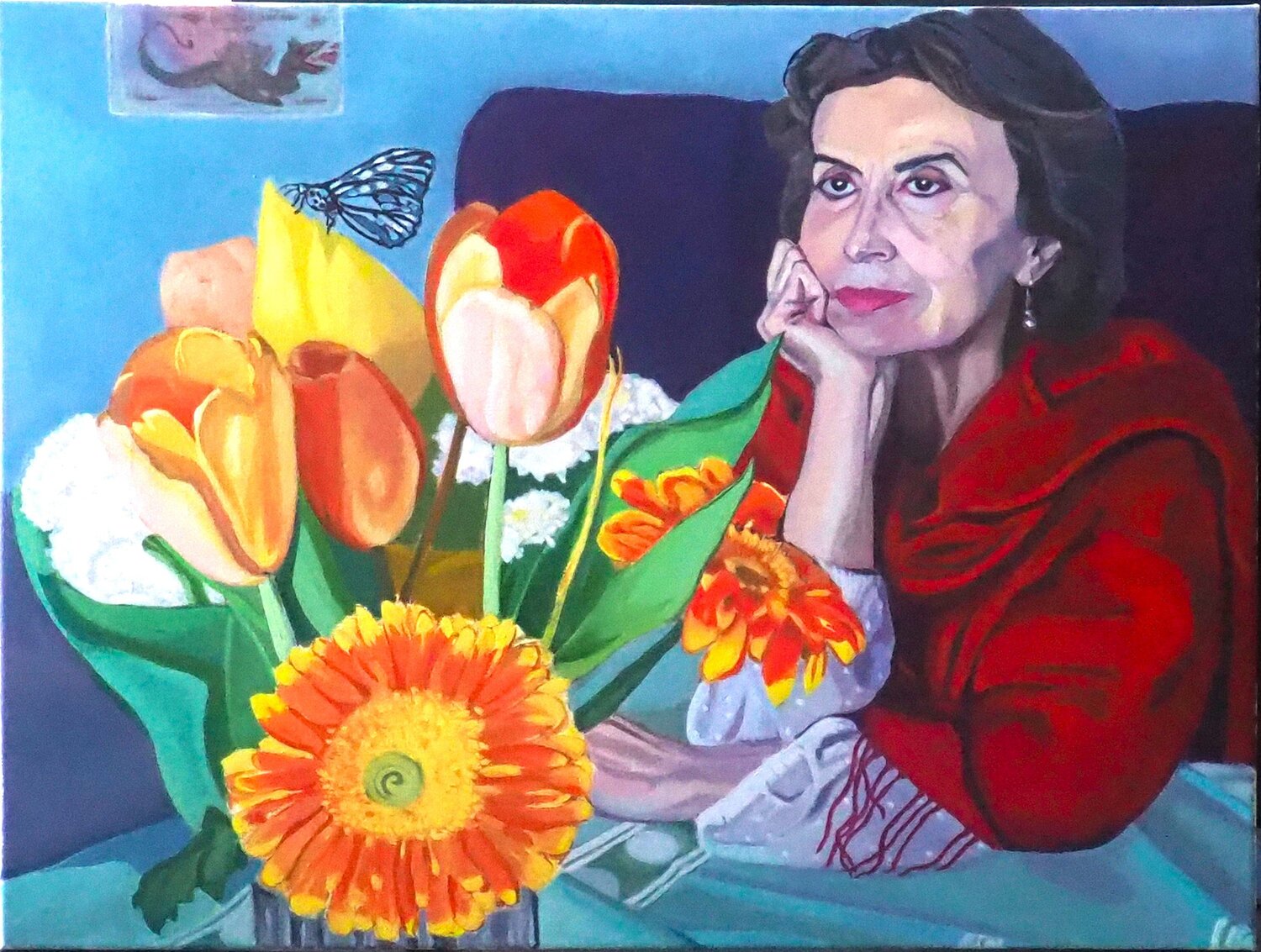 L'Attesa Luigi Abbiati Original painting for sale