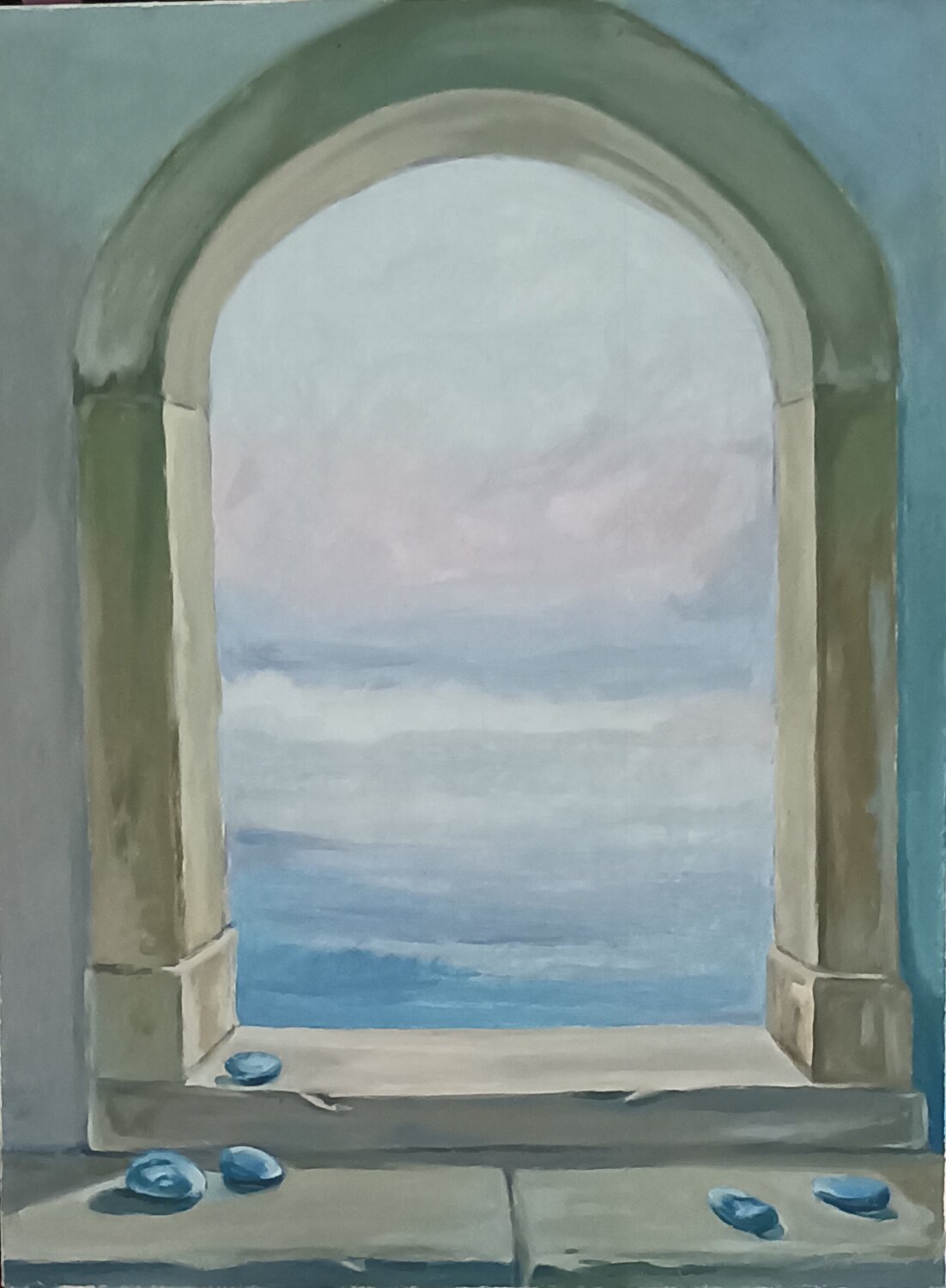 Nell'Eremo Luigi Abbiati Original painting for sale