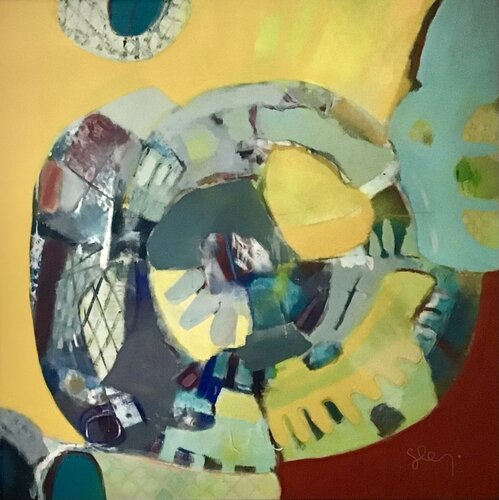 Incantation au soleil by Sarah Lanyi, Painting for Sale on Select