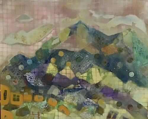 Si haute soit la montagne , on y trouve toujours un chemin by Sarah Lanyi, Painting for Sale on Select