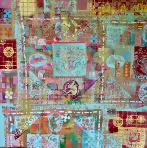 Kilim 2 by Sarah Lanyi, Painting for Sale on Select