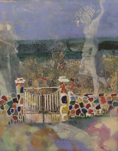 Le portail by Sarah Lanyi, Drawing for Sale on Select