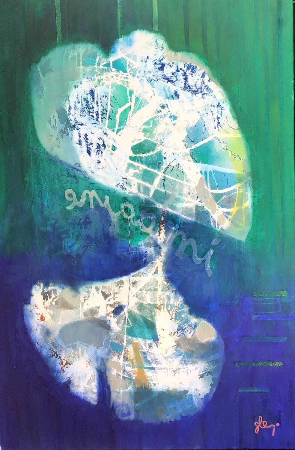 Imagine Sarah Lanyi Original painting for sale