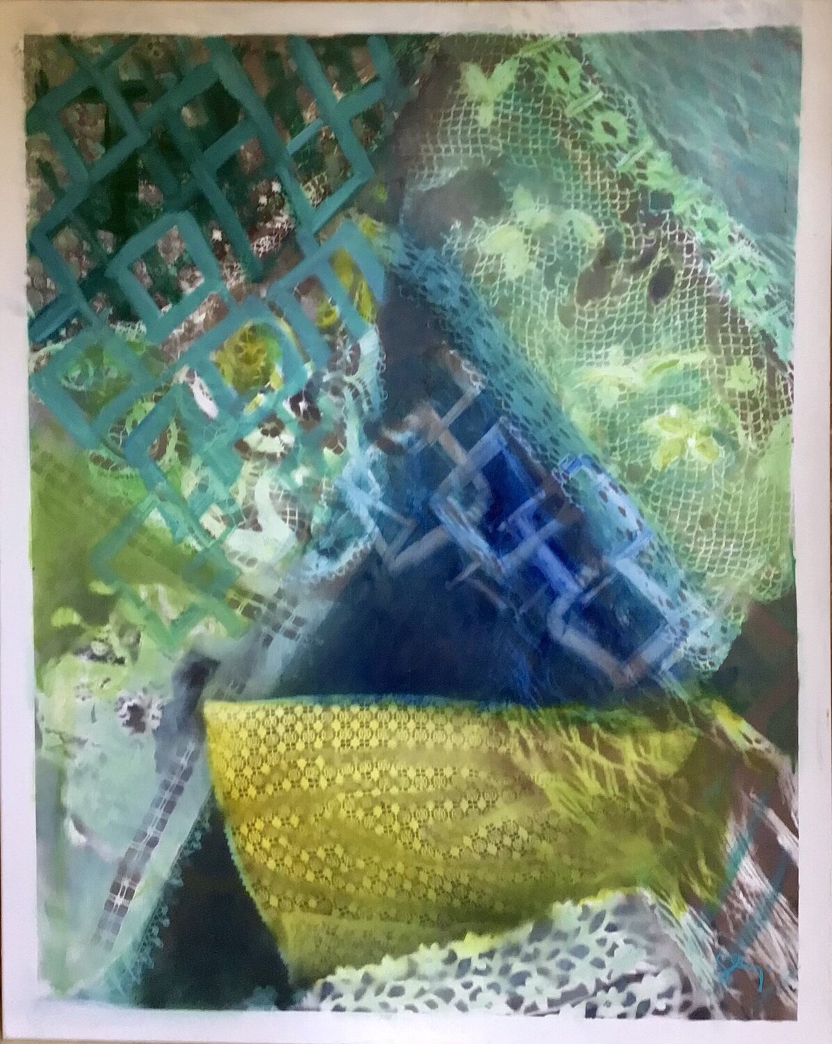 Sous le signe du lien Sarah Lanyi Original painting for sale