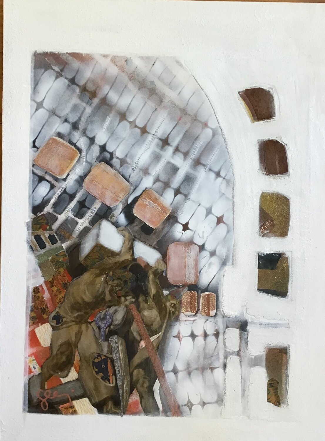 Corner stone Sarah Lanyi Original painting for sale