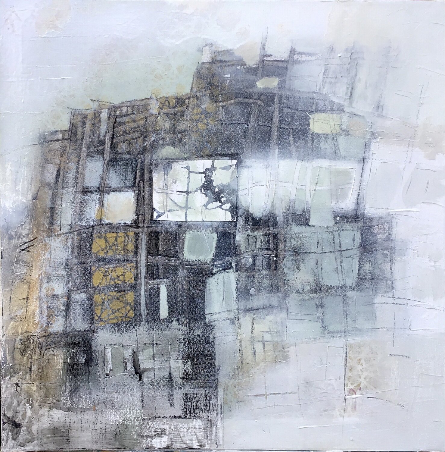 Ce qui tient encore Sarah Lanyi Original painting for sale