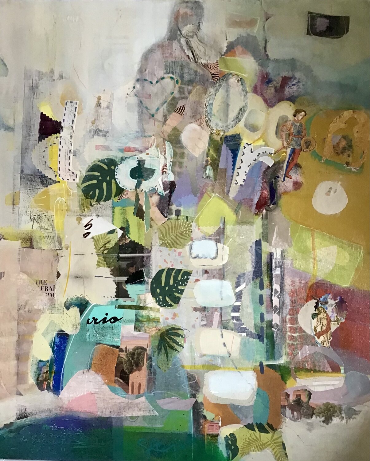 Ce qu’il faut de silence Sarah Lanyi Original painting for sale
