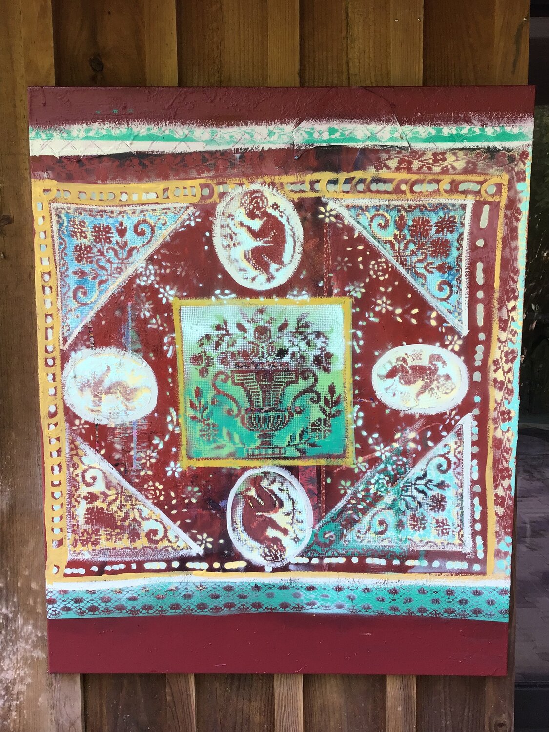 Kilims 4 Sarah Lanyi Original painting for sale