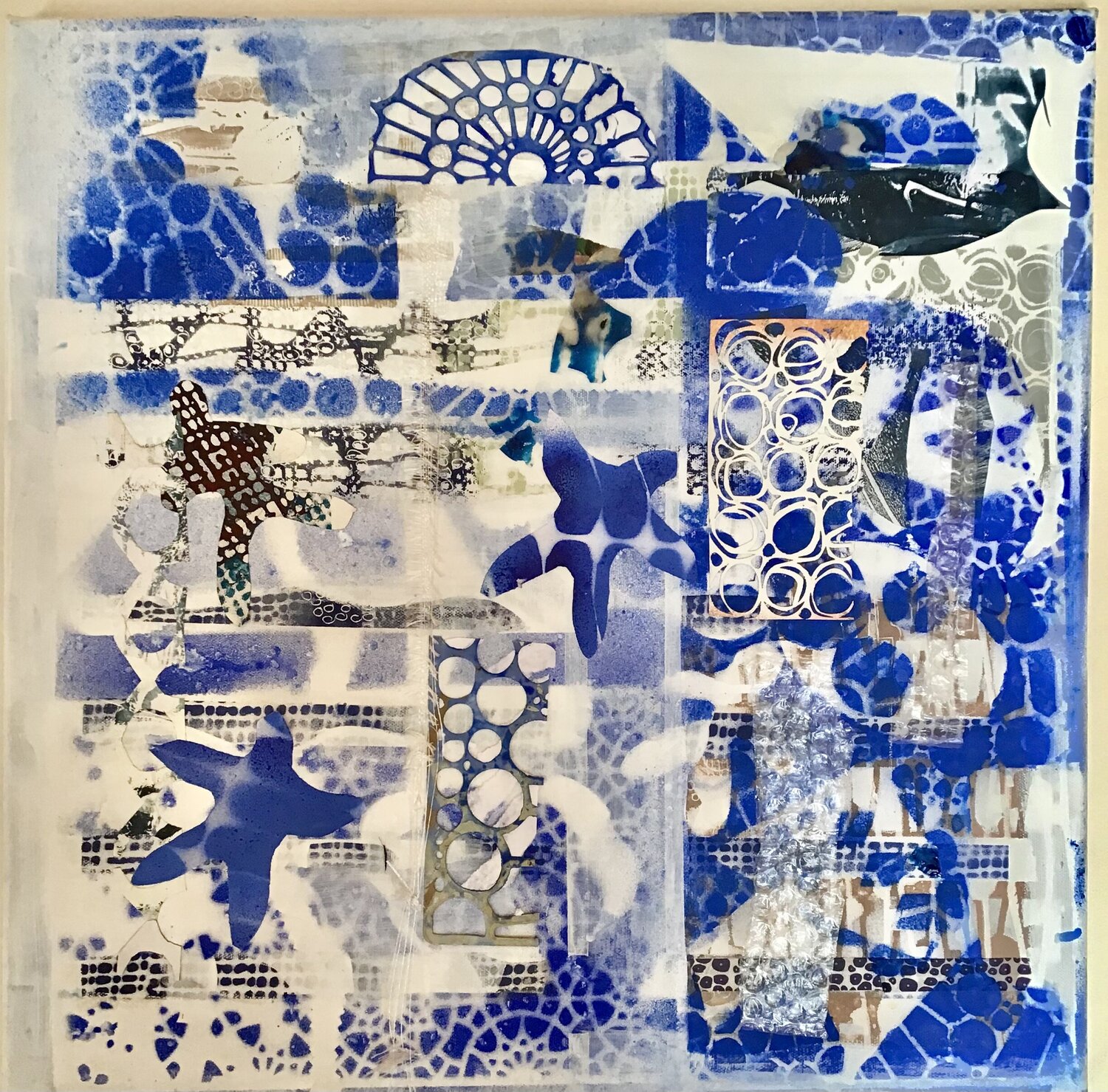 Fraternité 6 Sarah Lanyi Original painting for sale