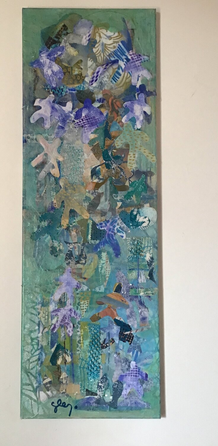 Communauté fragile Sarah Lanyi Original painting for sale