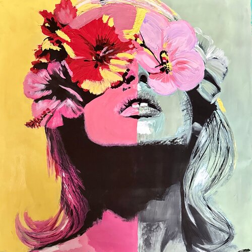 EXOTIC BEAUTY by Claudia Sauter, Painting for Sale on Select